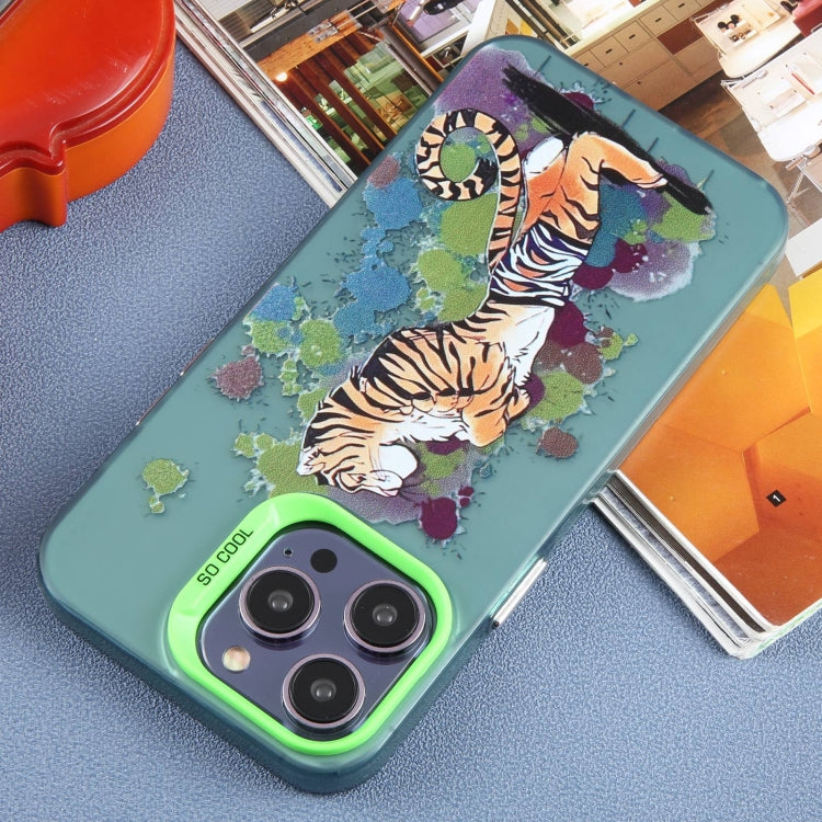 For iPhone 15 Pro Max Animal Pattern PC Phone Case(Tiger) - iPhone 15 Pro Max Cases by buy2fix | Online Shopping UK | buy2fix