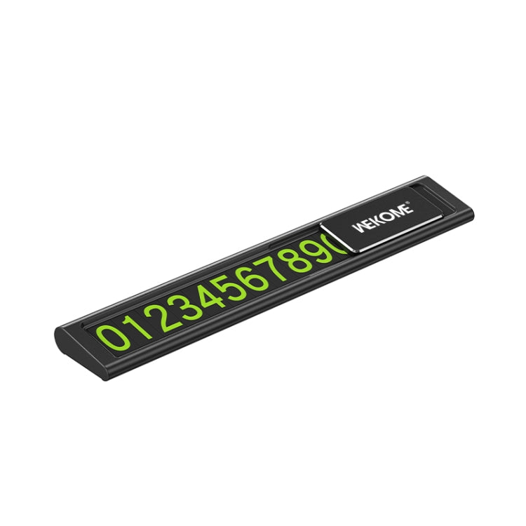 WK WT-SPO8 Metal Invisible Parking Phone Number Card - Parking Card by WK | Online Shopping UK | buy2fix