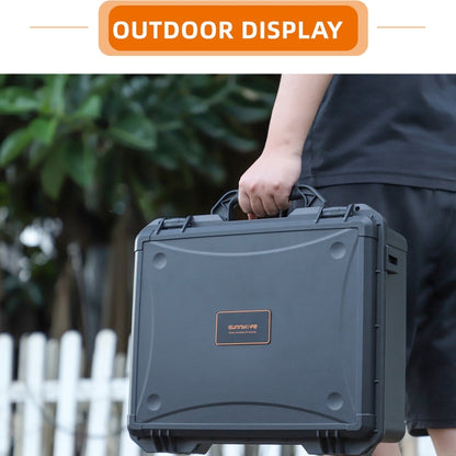 For DJI Air 3 Sunnylife Safety Carrying Case Large Capacity Waterproof Shock-proof Hard Travel Case Multi-battery Flying Version - Carry Cases & Bags by Sunnylife | Online Shopping UK | buy2fix