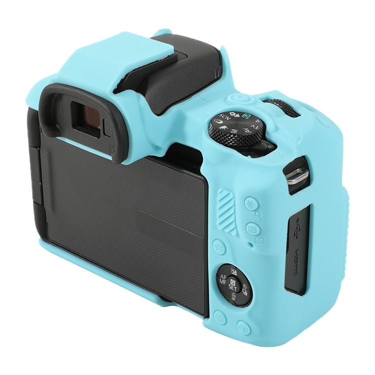 For Canon EOS R50 Soft Silicone Protective Case(Sky Blue) - Protective Case by buy2fix | Online Shopping UK | buy2fix