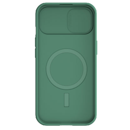 For iPhone 15 NILLKIN CamShield Pro Magnetic Magsafe Phone Case(Green) - iPhone 15 Cases by NILLKIN | Online Shopping UK | buy2fix