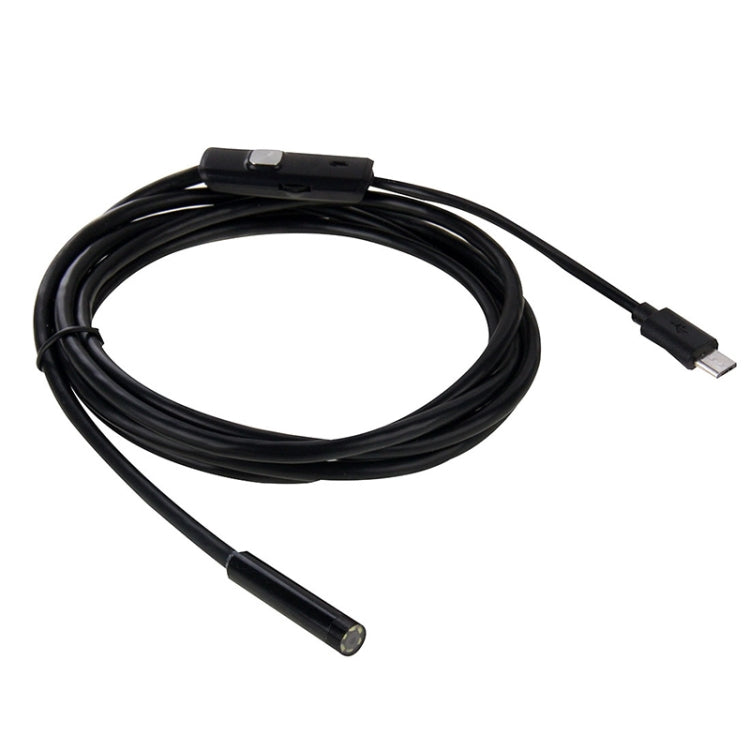AN97 Waterproof Micro USB Endoscope Snake Tube Inspection Camera for Parts of OTG Function Android Mobile Phone, with 6 LEDs, Lens Diameter:8mm(Length: 1m) - Consumer Electronics by buy2fix | Online Shopping UK | buy2fix