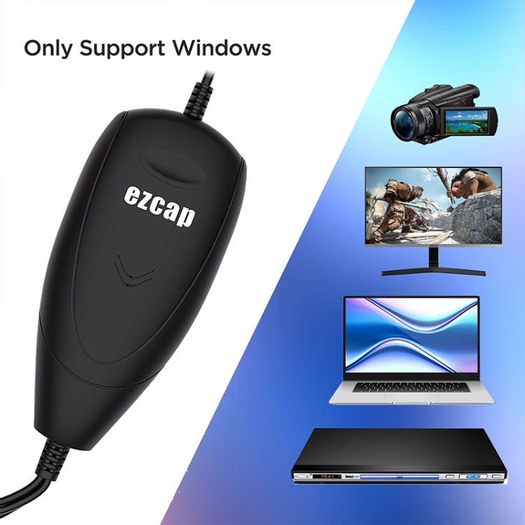 Ezcap 172 USB 2.0 Audio Video Grabber Capture Card Support Windows System - Video Capture Solutions by Ezcap | Online Shopping UK | buy2fix