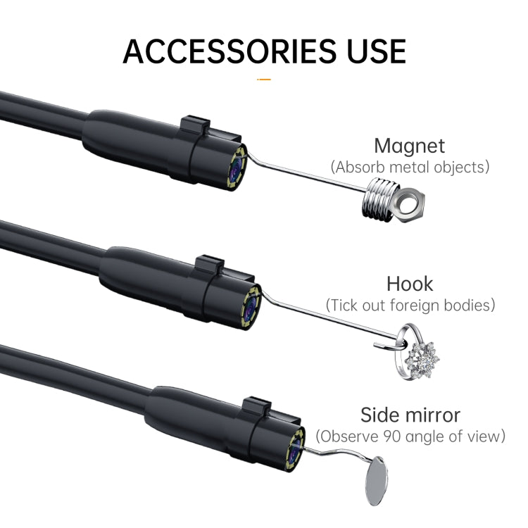 P200 8mm Front Lenses Integrated Industrial Pipeline Endoscope with 4.3 inch Screen, Spec:50m Tube -  by buy2fix | Online Shopping UK | buy2fix