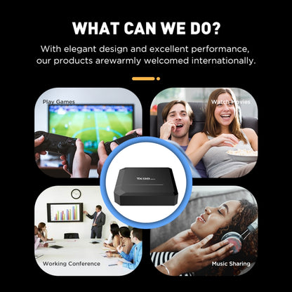 T98 Max 4K Android 12.1 Smart TV Box with Remote Control, 2GB+16GB, Allwinner H618 Quad-Core(EU Plug) - Others by buy2fix | Online Shopping UK | buy2fix