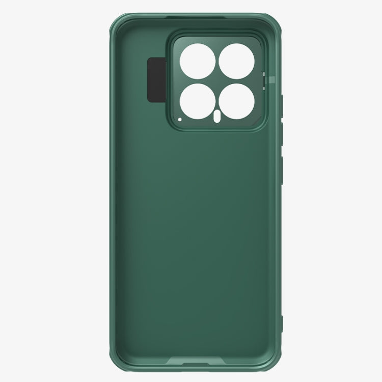 For Xiaomi 14 NILLKIN Black Mirror Prop CD Texture Mirror Precise Hole Phone Case(Green) - 14 Cases by NILLKIN | Online Shopping UK | buy2fix