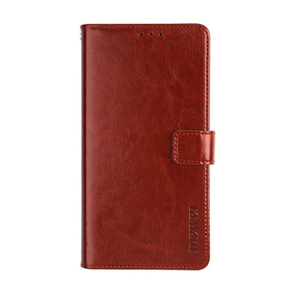 For Nothing Phone 2 idewei Crazy Horse Texture Leather Phone Case with Holder(Brown) - More Brand by idewei | Online Shopping UK | buy2fix