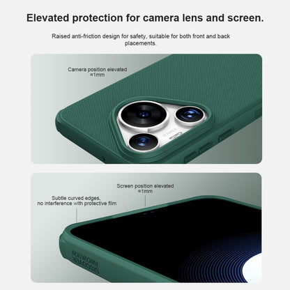 For Huawei Pura 70 Pro / 70 Pro+ NILLKIN Frosted Shield Pro PC + TPU Phone Case(Green) - Huawei Cases by NILLKIN | Online Shopping UK | buy2fix