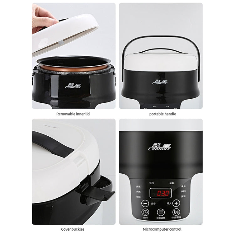 COOLBOX Vehicle Multi-function Mini Rice Cooker Capacity: 2.0L, Version:24V Standard - Rice Cookers by buy2fix | Online Shopping UK | buy2fix