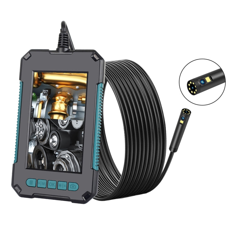 P40 8mm 1080P IP68 Waterproof 4.3 inch Highlight Screen Dual Camera Digital Endoscope, Length:10m Hard Cable - Consumer Electronics by buy2fix | Online Shopping UK | buy2fix