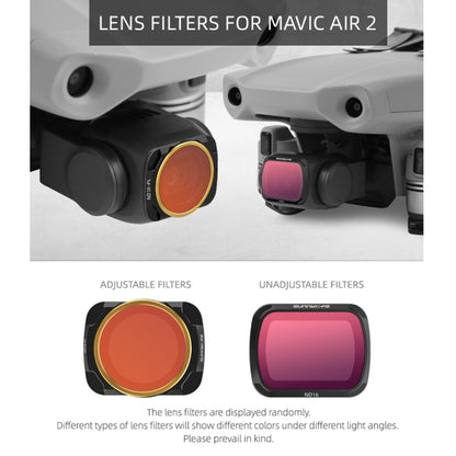 Sunnylife AIR2-FI9285 4 In 1 For DJI Mavic Air 2 ND4-PL+ND8-PL+ND16-PL+ND32-PL Coating Film Lens Filter - DJI & GoPro Accessories by Sunnylife | Online Shopping UK | buy2fix