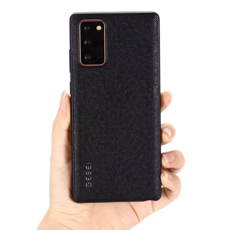 For Samsung Galaxy Note 20 GEBEI Full-coverage Shockproof Leather Protective Case(Black) - Galaxy Note20 Cases by GEBEI | Online Shopping UK | buy2fix