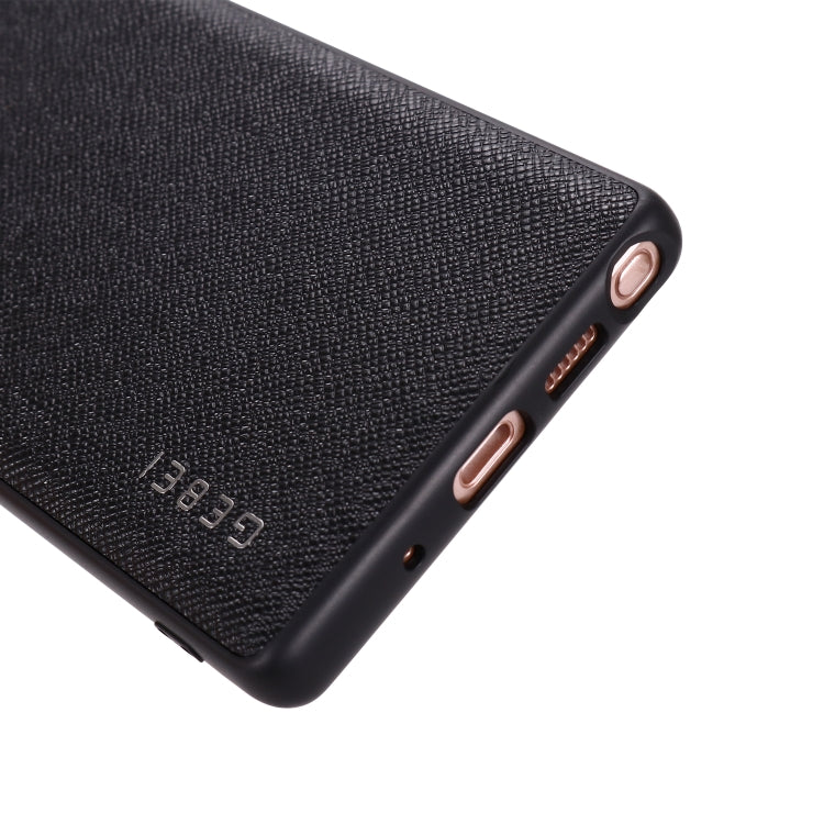 For Samsung Galaxy Note 20 GEBEI Full-coverage Shockproof Leather Protective Case(Black) - Galaxy Note20 Cases by GEBEI | Online Shopping UK | buy2fix