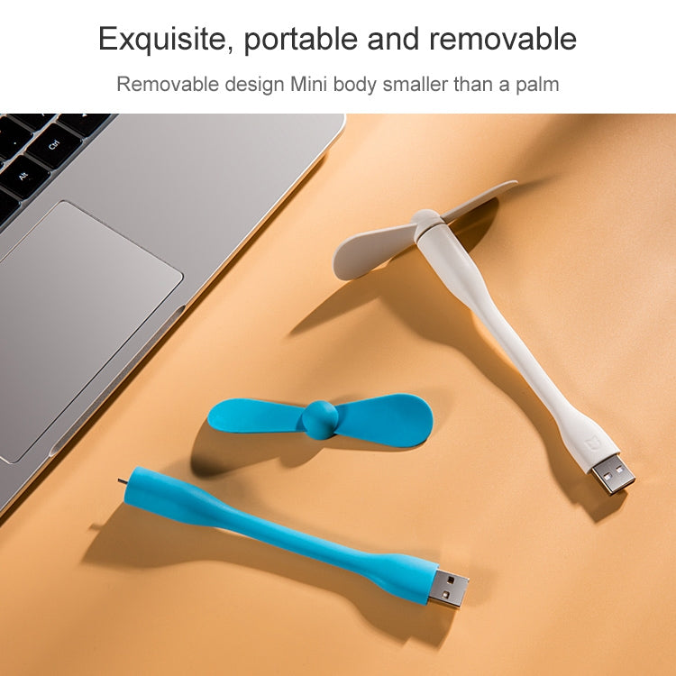 Original Xiaomi Mijia Portable Mini Mute USB Electric Fan (Blue) - Electric Fans by Xiaomi | Online Shopping UK | buy2fix