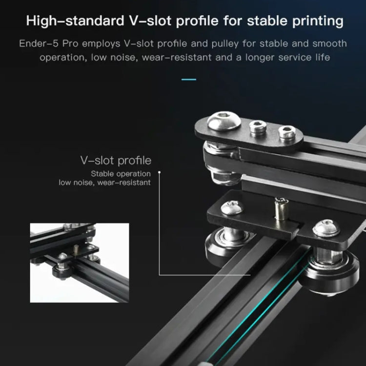 CREALITY Ender-5 Pro Silent Mainboard Double Y-axis DIY 3D Printer, Print Size : 22 x 22 x 30cm, AU Plug - 3D Printer by Creality | Online Shopping UK | buy2fix