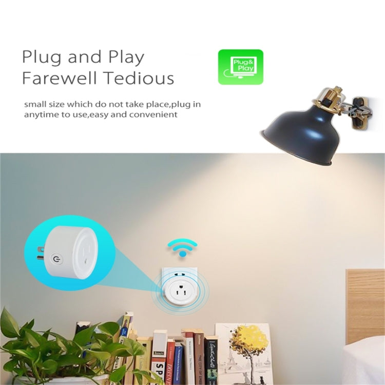 NEO NAS-WR06W WiFi US Smart Power Plug,with Remote Control Appliance Power ON/OFF via App & Timing function - Consumer Electronics by buy2fix | Online Shopping UK | buy2fix