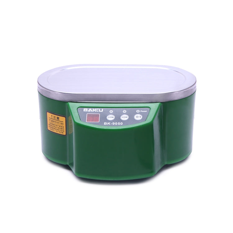 BAKU BK-9050 30W / 50W Adjustable 0.6L LCD Display Ultrasonic Cleaner, AC 220V(Green) - Home & Garden by BAKU | Online Shopping UK | buy2fix