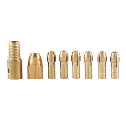 WLXY WL-DIY001 Mini DIY Brass Electric Drill Chucks Drill Bits Set DC-12V Motor - Drill & Drill Bits by WLXY | Online Shopping UK | buy2fix