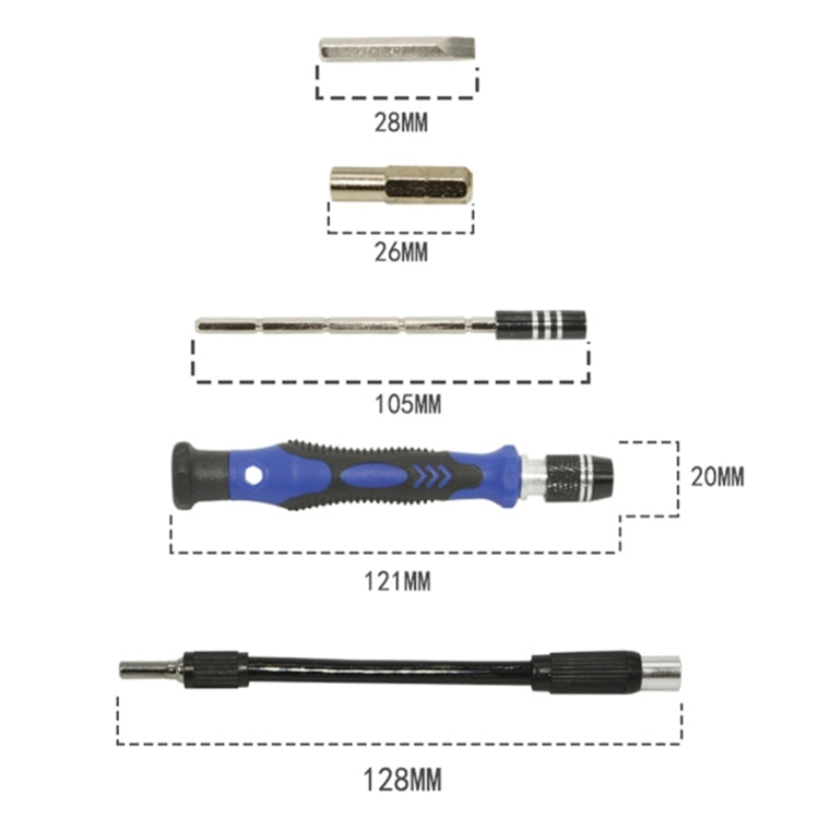 B54bit 54 in 1 Professional Multi-functional Screwdriver Set - Screwdriver Set by JIAFA | Online Shopping UK | buy2fix