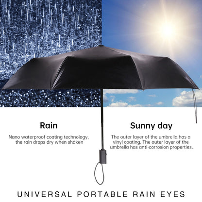 WK WT-U3 Sunny and Rainy Sunscreen and UV Protection Folding Automatic Umbrella(Moon Purple) - Umbrellas by WK | Online Shopping UK | buy2fix