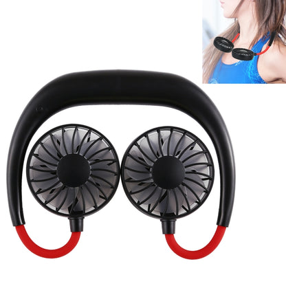 Multi-function Portable Adjustable Wearable Sport Fan(Black) - Consumer Electronics by buy2fix | Online Shopping UK | buy2fix