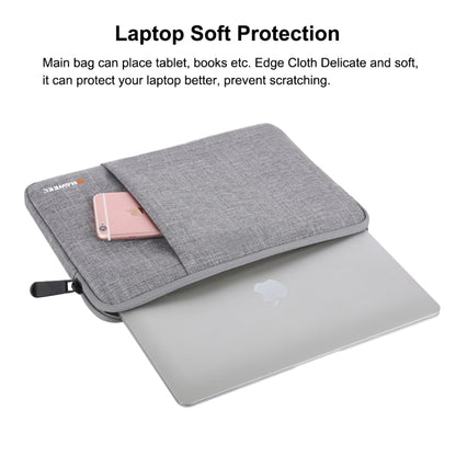 HAWEEL 11 inch Sleeve Case Zipper Briefcase Carrying Bag For Macbook, Samsung, Lenovo, Sony, DELL Alienware, CHUWI, ASUS, HP, 11 inch and Below Laptops / Tablets(Grey) - 10 - 11 inch by HAWEEL | Online Shopping UK | buy2fix