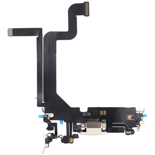 For iPhone 14 Pro Max Charging Port Flex Cable (White) -  by buy2fix | Online Shopping UK | buy2fix