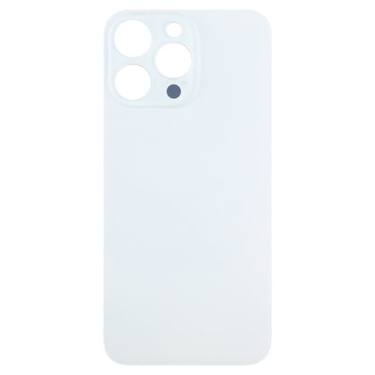 For iPhone 15 Pro Max Easy Replacement Big Camera Hole Glass Back Battery Cover(White) -  by buy2fix | Online Shopping UK | buy2fix