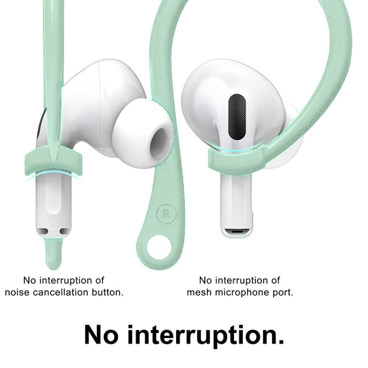 For AirPods 1 / 2 / Pro Anti-lost Silicone Earphone Ear-hook(Green) - Apple Accessories by buy2fix | Online Shopping UK | buy2fix