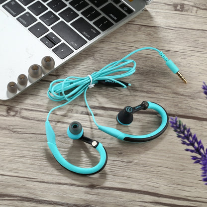 Mucro MB-232 Running In-Ear Sport Earbuds Earhook Wired Stereo Headphones for Jogging Gym(Blue) - Sport Earphone by Mucro | Online Shopping UK | buy2fix