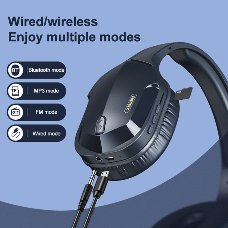 REMAX RB-750HB Wireless Gaming Bluetooth V5.0 Headphone(Black) - Headset & Headphone by REMAX | Online Shopping UK | buy2fix