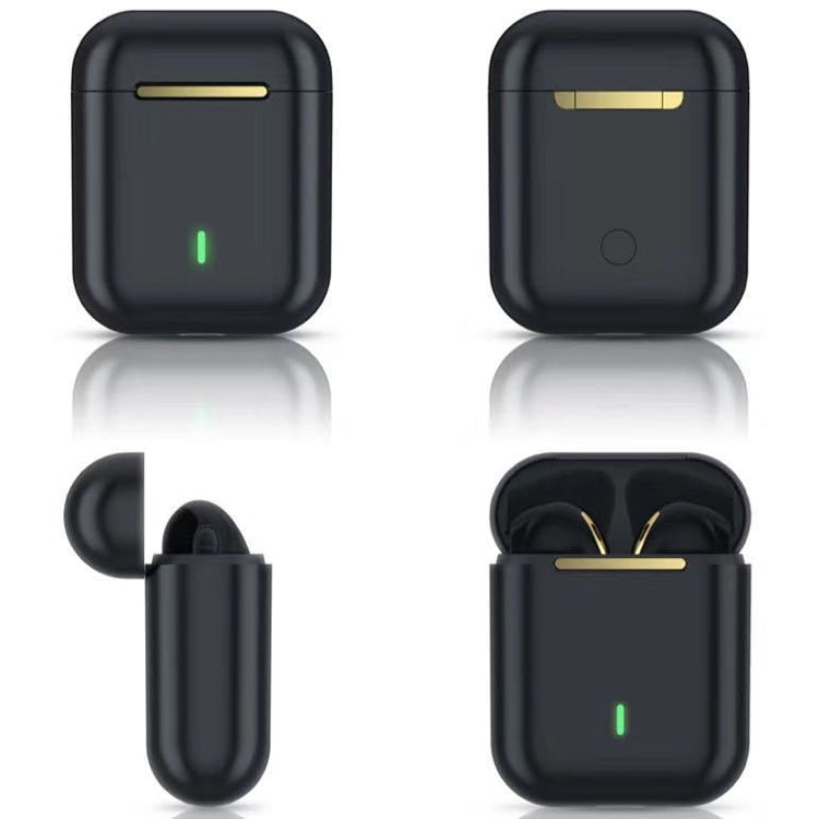 J18 Bluetooth 5.0 TWS Wireless Binaural Bluetooth Earphone with Charging Box(Black) - TWS Earphone by buy2fix | Online Shopping UK | buy2fix