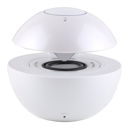 BT-118 Mini Wireless Bluetooth Speaker with Breathing Light, Support Hands-free / TF Card / AUX(White) - Mini Speaker by buy2fix | Online Shopping UK | buy2fix