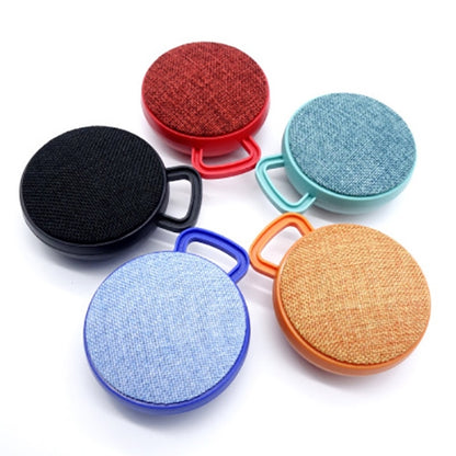 A01L Cloth Texture Round Portable Mini Bluetooth Speaker, Support Hands-free Call & TF Card(Green) - Mini Speaker by buy2fix | Online Shopping UK | buy2fix