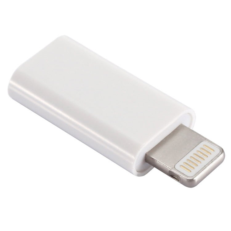 ENKAY Hat-Prince HC-6 Mini ABS USB-C / Type-C 3.1 to 8 Pin Port Connector Adapter(White) - Apple Accessories by ENKAY | Online Shopping UK | buy2fix