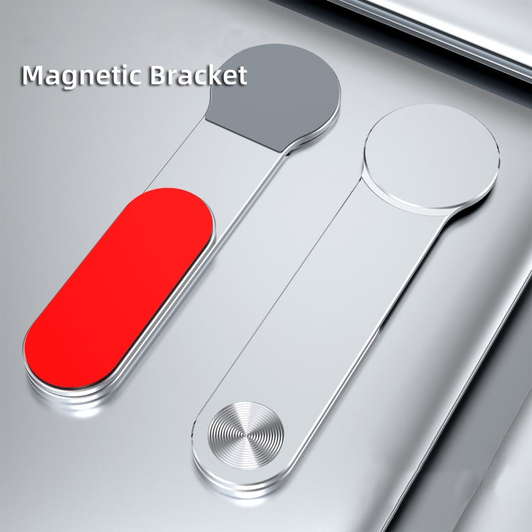 T617 Multi-function Laptop Folding Magnetic Expanded Metal Bracket (Silver) - Hand-Sticking Bracket by buy2fix | Online Shopping UK | buy2fix