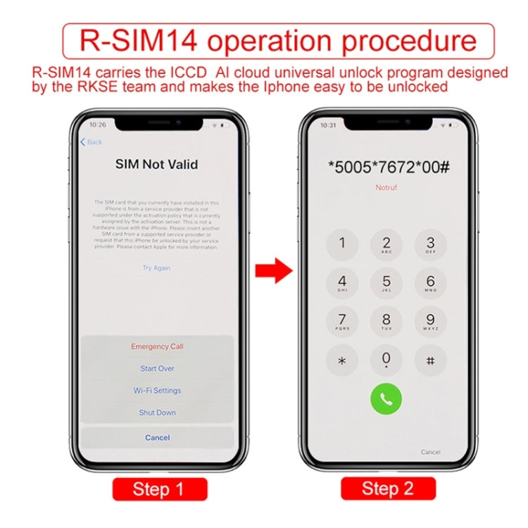 R-SIM 14 V18 Ultra Universal ICCID SIM Unlock Card for iPhone X, XS, XR, XS Max, 8 & 8 Plus, 7 & 7 Plus - Apple Accessories by buy2fix | Online Shopping UK | buy2fix