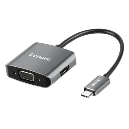 Original Lenovo C02 USB-C / Type-C to HDMI + VGA Converter - Converter by Lenovo | Online Shopping UK | buy2fix