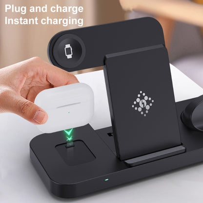 6 in 1 Multifunctional Foldable Vertical Wireless Charger (Black) - Wireless Charger by buy2fix | Online Shopping UK | buy2fix