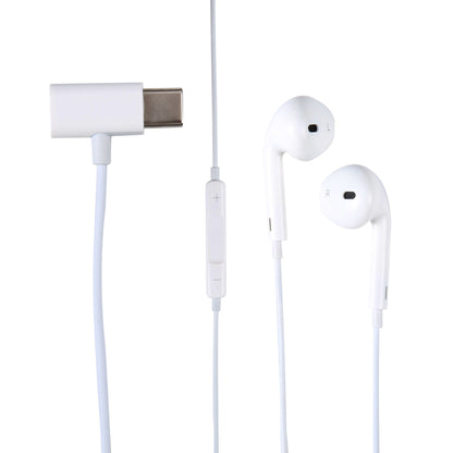 JBC-193 USB-C / Type-C Wired Control Earphone with USB-C / Type-C Interface Adapter, Support Charging / Calling - Type-C Earphone by buy2fix | Online Shopping UK | buy2fix