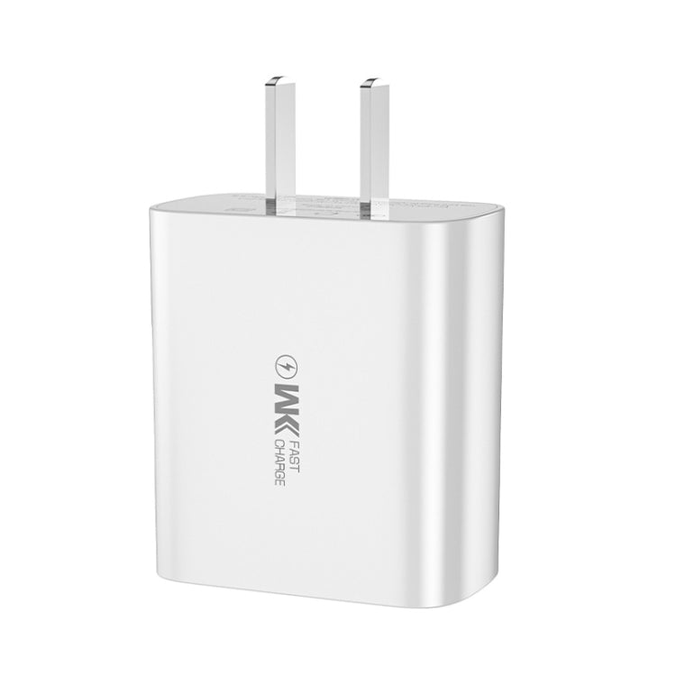 WK WP-U109 Max 20W USB + Type-C Fast Charging with Digital Display , Plug Type: US Plug - Apple Accessories by WK | Online Shopping UK | buy2fix