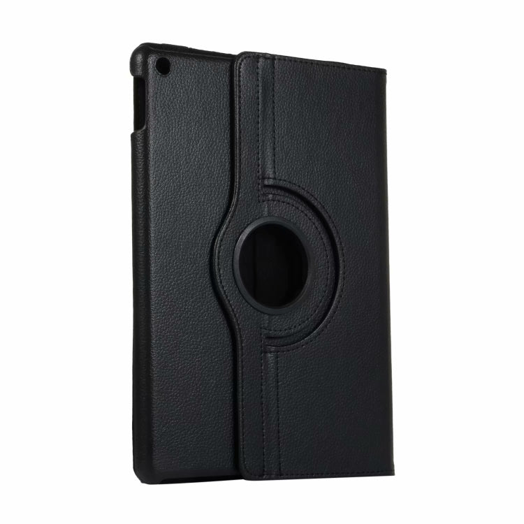 For iPad 10.2 / iPad Air 2019 10.5 / iPad 10.2 2020 Litchi Texture Horizontal Flip 360 Degrees Rotation Leather Case(Black) - iPad 10.2 Cases by buy2fix | Online Shopping UK | buy2fix