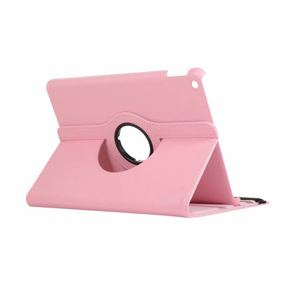 For iPad 10.2 / iPad Air 2019 10.5 / iPad 10.2 2020 Litchi Texture Horizontal Flip 360 Degrees Rotation Leather Case(Pink) - iPad 10.2 Cases by buy2fix | Online Shopping UK | buy2fix