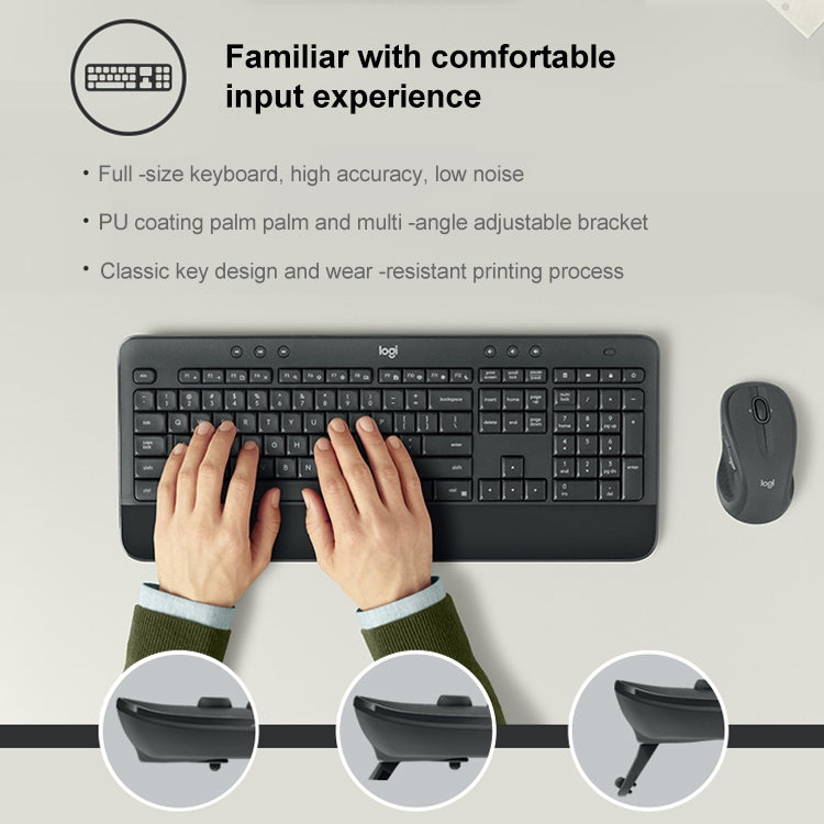 Logitech MK545 Wireless Keyboard Mouse Set - Wireless Keyboard by Logitech | Online Shopping UK | buy2fix