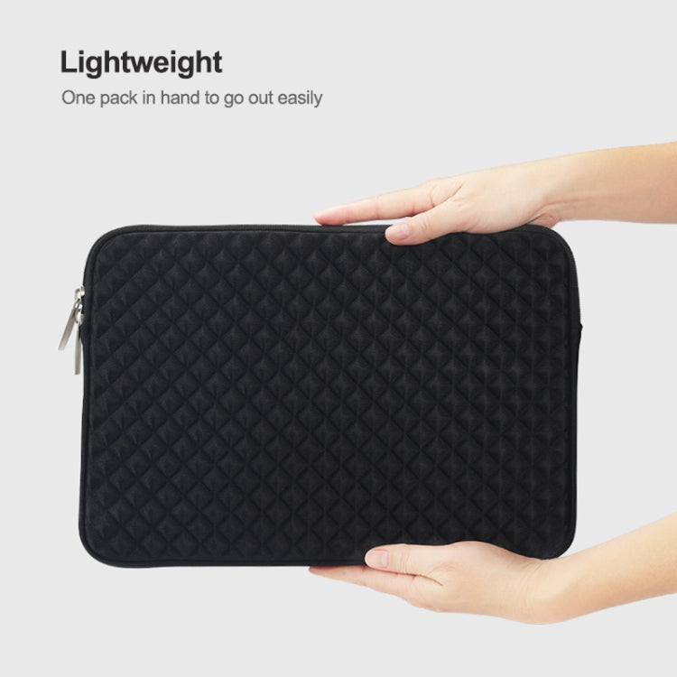 Diamond Texture Laptop Power Bag, Size: 16 x 13 x 1.5cm (Black) - Other by buy2fix | Online Shopping UK | buy2fix