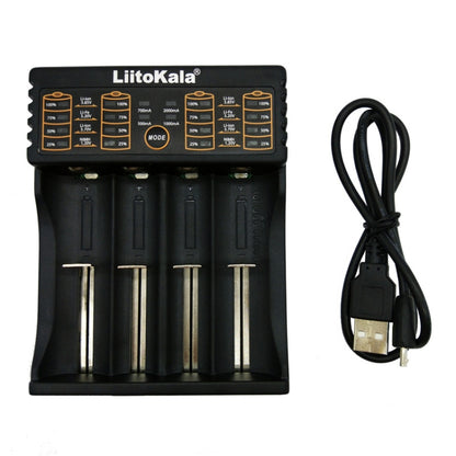 LiitoKala lii-402 4 In 1 Lithium Battery Charger for Li-ion IMR 18650, 18490, 18350, 17670, 17500, 16340(RCR123), 14500, 10440 - Consumer Electronics by buy2fix | Online Shopping UK | buy2fix