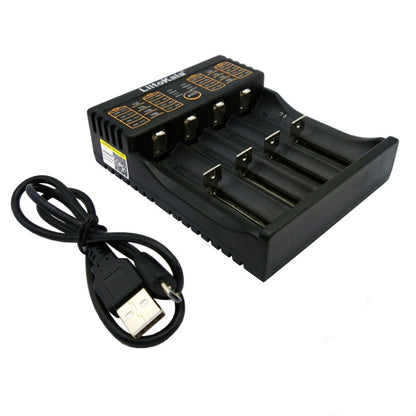 LiitoKala lii-402 4 In 1 Lithium Battery Charger for Li-ion IMR 18650, 18490, 18350, 17670, 17500, 16340(RCR123), 14500, 10440 - Consumer Electronics by buy2fix | Online Shopping UK | buy2fix