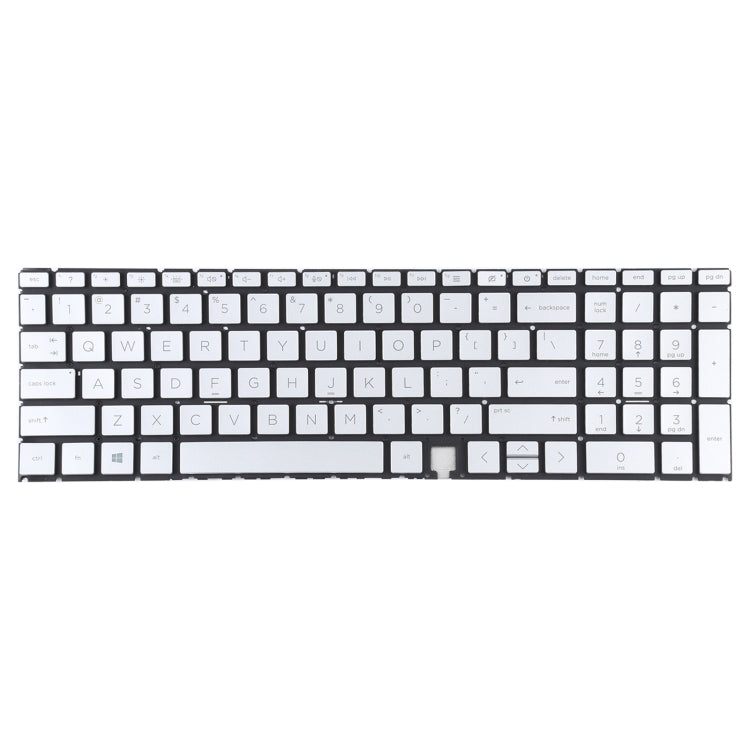For HP Envy X360 15-ED 15-ED0008CA 15-ED0023DX US Version Keyboard with RGB Backlight (Silver) - Computer & Networking by buy2fix | Online Shopping UK | buy2fix