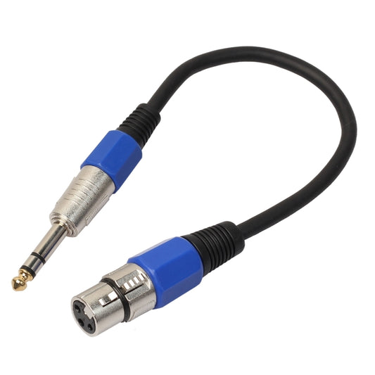 30cm XLR 3-Pin Female to 1/4 inch (6.35mm) Male Plug Stereo TRS Microphone Audio Cord Cable - Consumer Electronics by buy2fix | Online Shopping UK | buy2fix