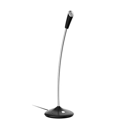 BK Desktop Gooseneck Adjustable USB Wired Audio Microphone, Built-in Sound Card, Compatible with PC / Mac for Live Broadcast, Show, KTV, etc.(Black) - Consumer Electronics by buy2fix | Online Shopping UK | buy2fix